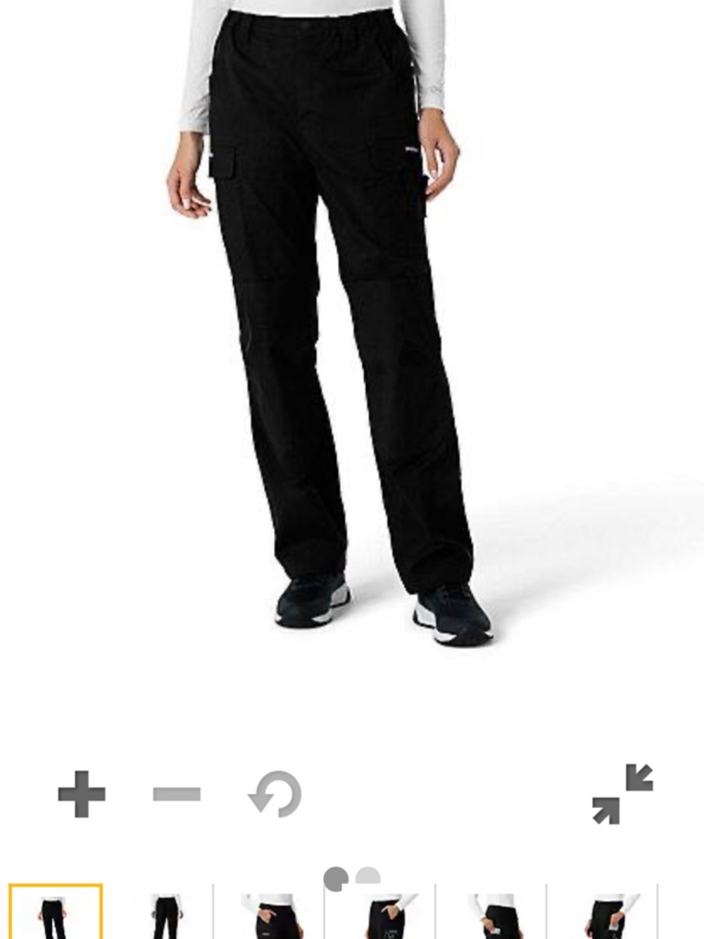 Carhartt Women's Black Straight Leg Cargo Pants